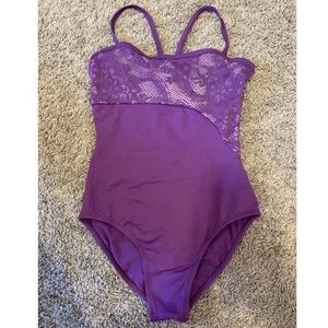 Purple Lace Top Leotard 🥀